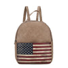 Briella Flag Print Backpack