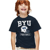 Brigham Young University Football Helmet Kids T Shirt for Youth Boys and Girls