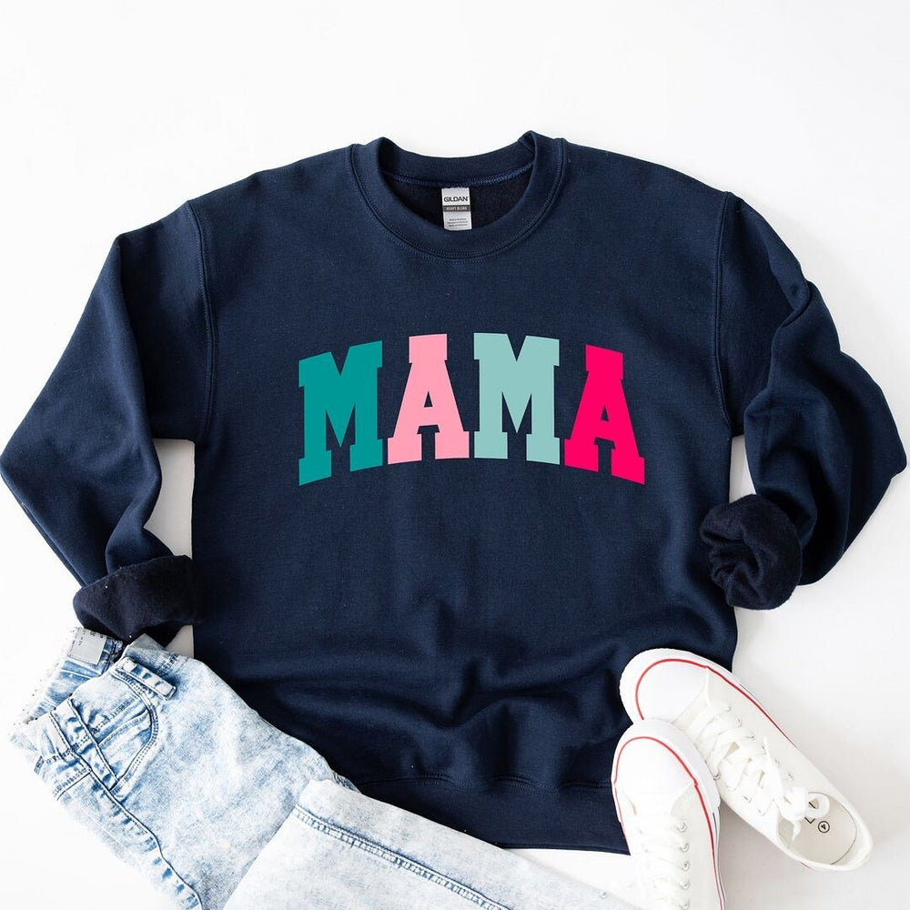 Bright Mama Block Graphic Sweatshirt