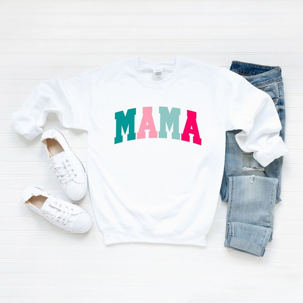 Bright Mama Block Graphic Sweatshirt