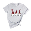 Buffalo Check Gnomes Short Sleeve Crewnneck Tee