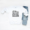 Busy Raising Ballers Baseball Graphic Sweatshirt