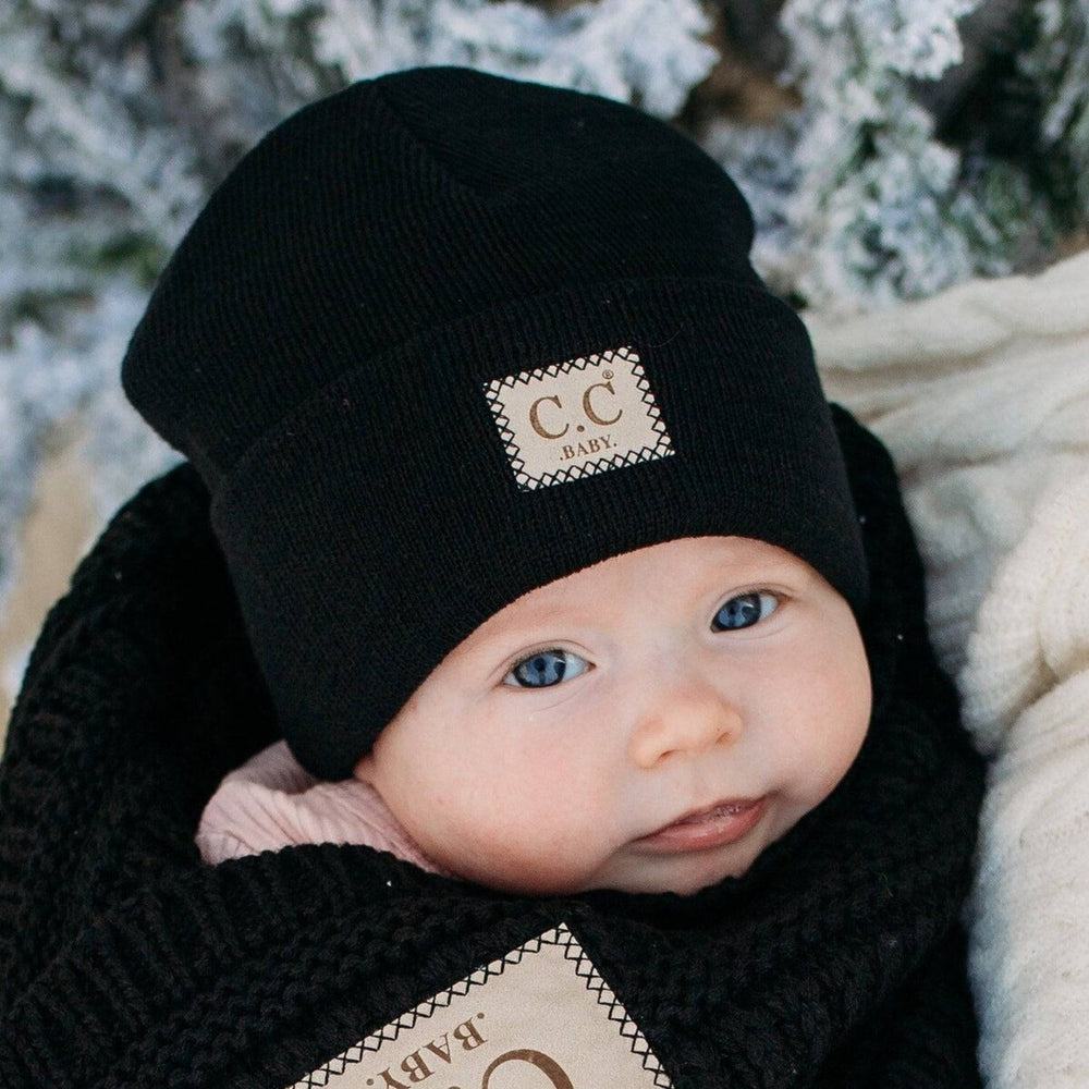 CC Baby Unisex Classic Ribbed Winter Beanie Hats Accessories