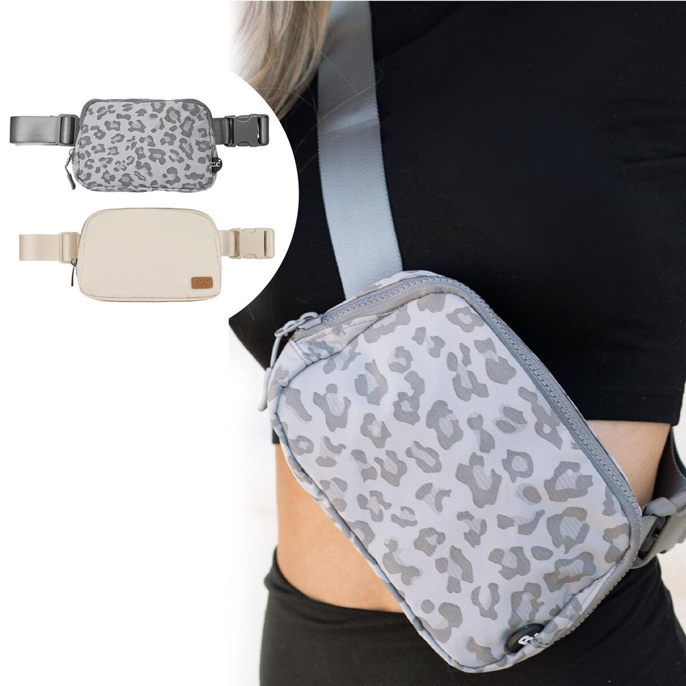 CC Belt Bags, Unisex 2-Pack Adjustable Strap for Women, Teens and Men