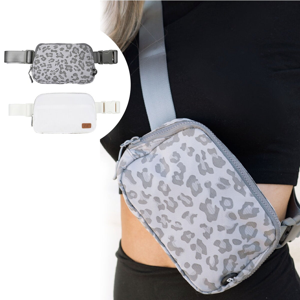 CC Belt Bags, Unisex 2-Pack Adjustable Strap for Women, Teens and Men