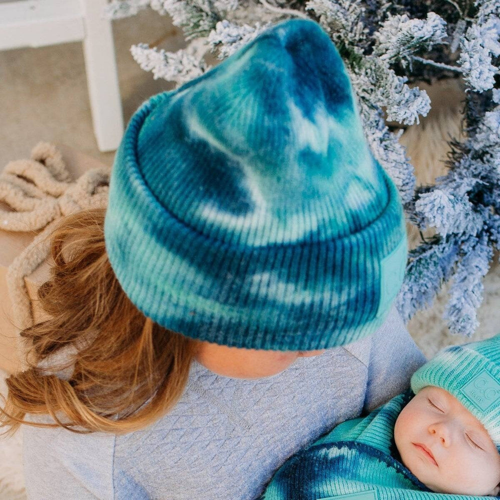 CC Brand Kid and Baby Tie Dye Beanie Winter Accessories Hats