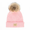 CC Brand Kids Criss-Cross Suede Patch Beanie