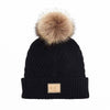 CC Brand Kids Criss-Cross Suede Patch Beanie