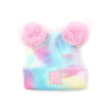 CC Brand Pom Pom Tie-Dye Baby Unisex Beanie Winter Hats