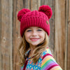 CC Kids Double Pom Winter Kids Beanie for Ages 1-5