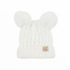 CC Kids Double Pom Winter Kids Beanie for Ages 1-5