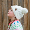 CC Kids Double Pom Winter Kids Beanie for Ages 1-5