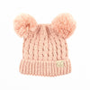 CC Kids Double Pom Winter Kids Beanie for Ages 1-5