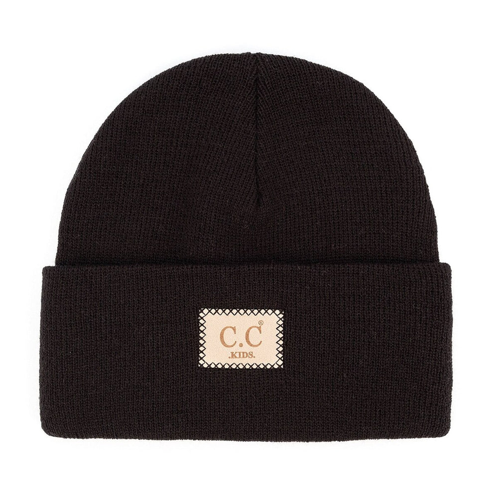 CC Kids Unisex Classic Ribbed Winter Beanie Hats Accessories