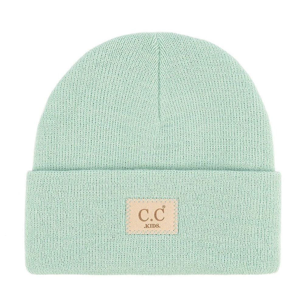 CC Kids Unisex Classic Ribbed Winter Beanie Hats Accessories