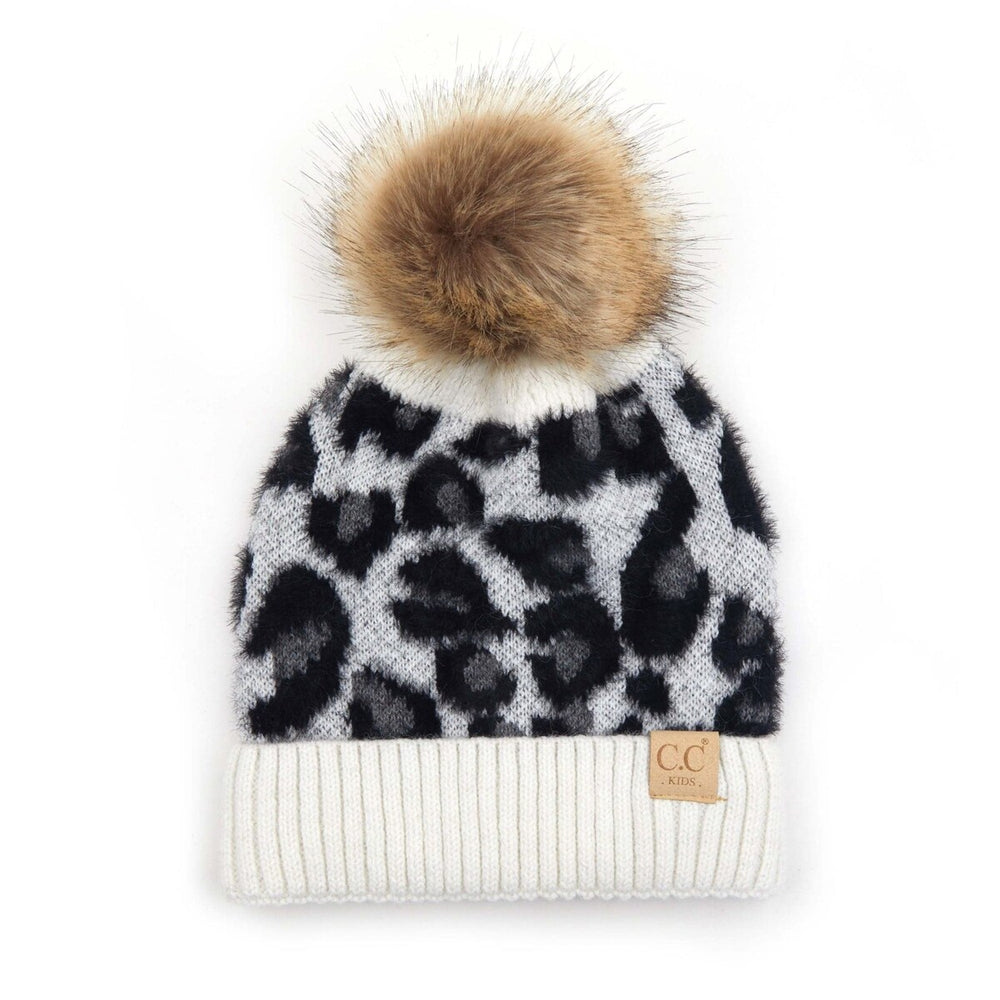 CC Leopard Beanie Kids Accessories Hats