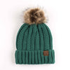 CC Pom Accented Beanie Unisex Women Teen Winter Cold Weather Hats