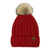 CC Pom Accented Beanie Unisex Women Teen Winter Cold Weather Hats