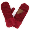 CC Sherpa Lined Winter Cold Snow Mittens Adult or Junior Accessories