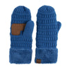 CC Sherpa Lined Winter Cold Snow Mittens Adult or Junior Accessories