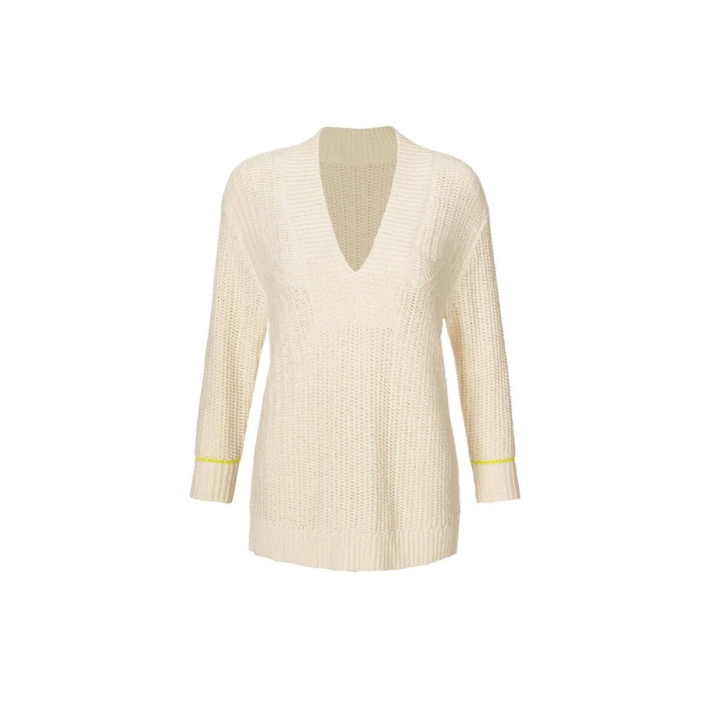 cabi Alabaster Croquet Pullover Sweater