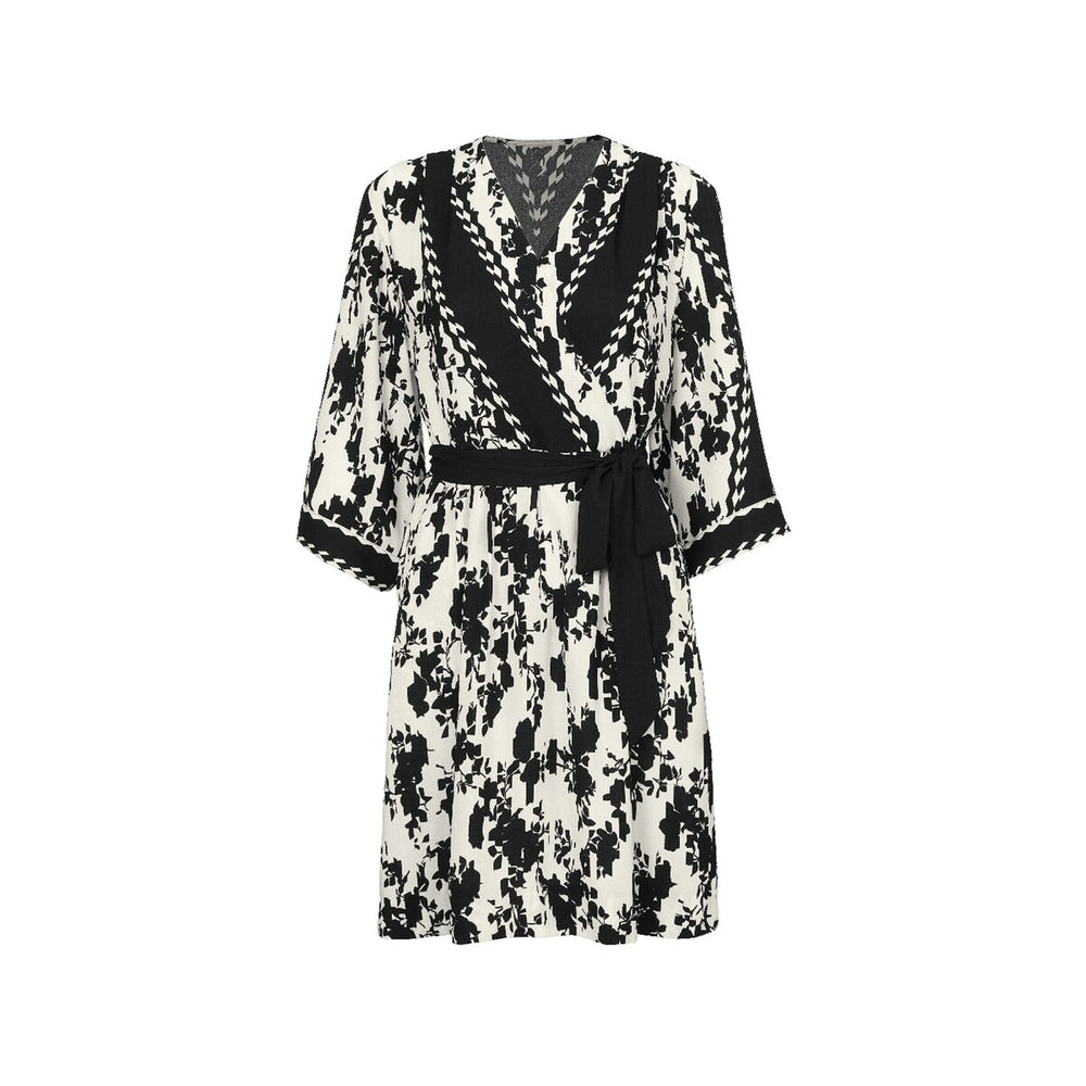 cabi Black Floral X-Factor Dress