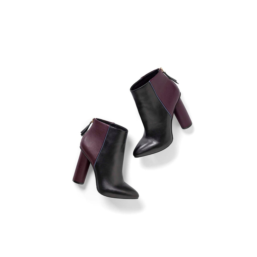 cabi Black & Vino Bisset Bootie