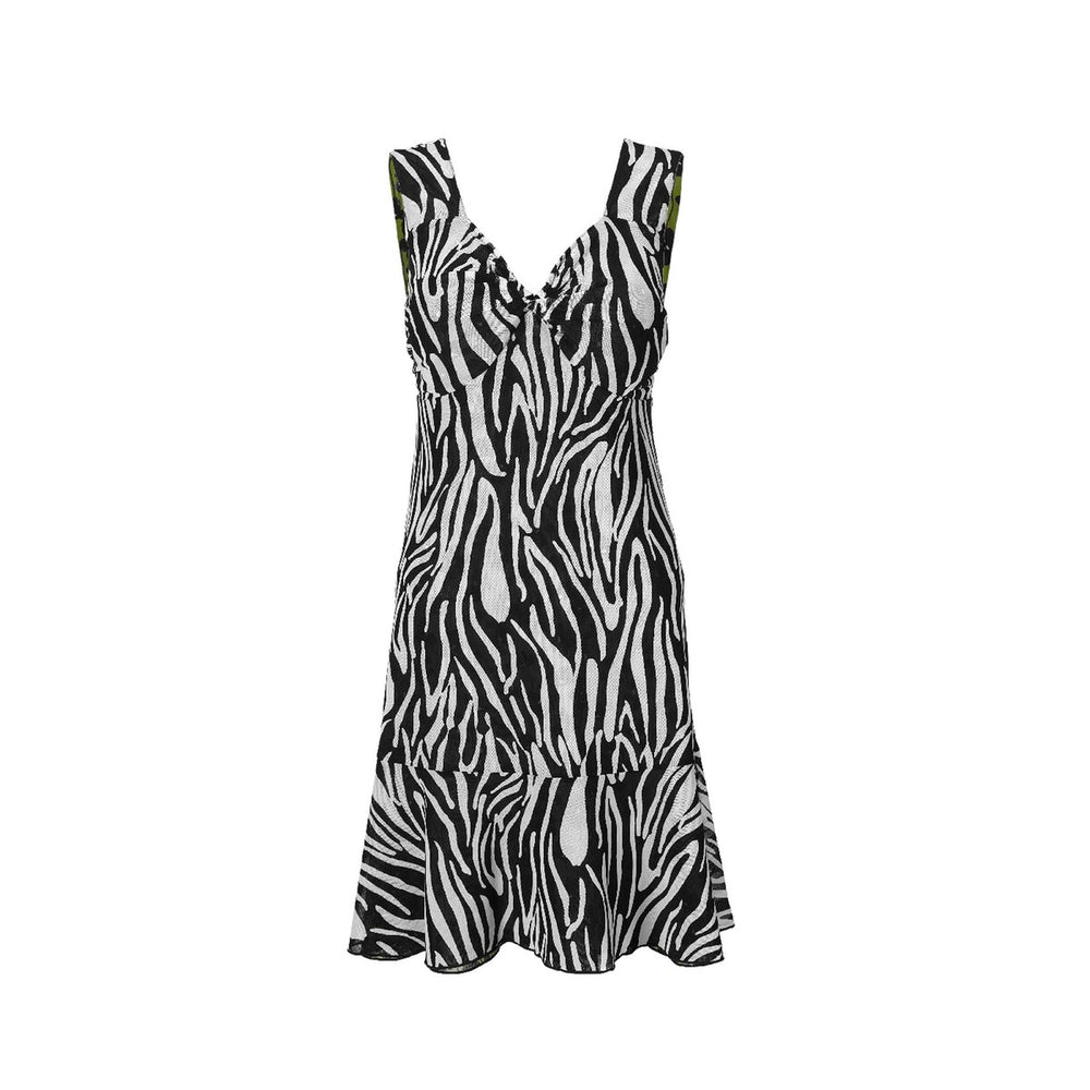 cabi Black and Green Samba Dress