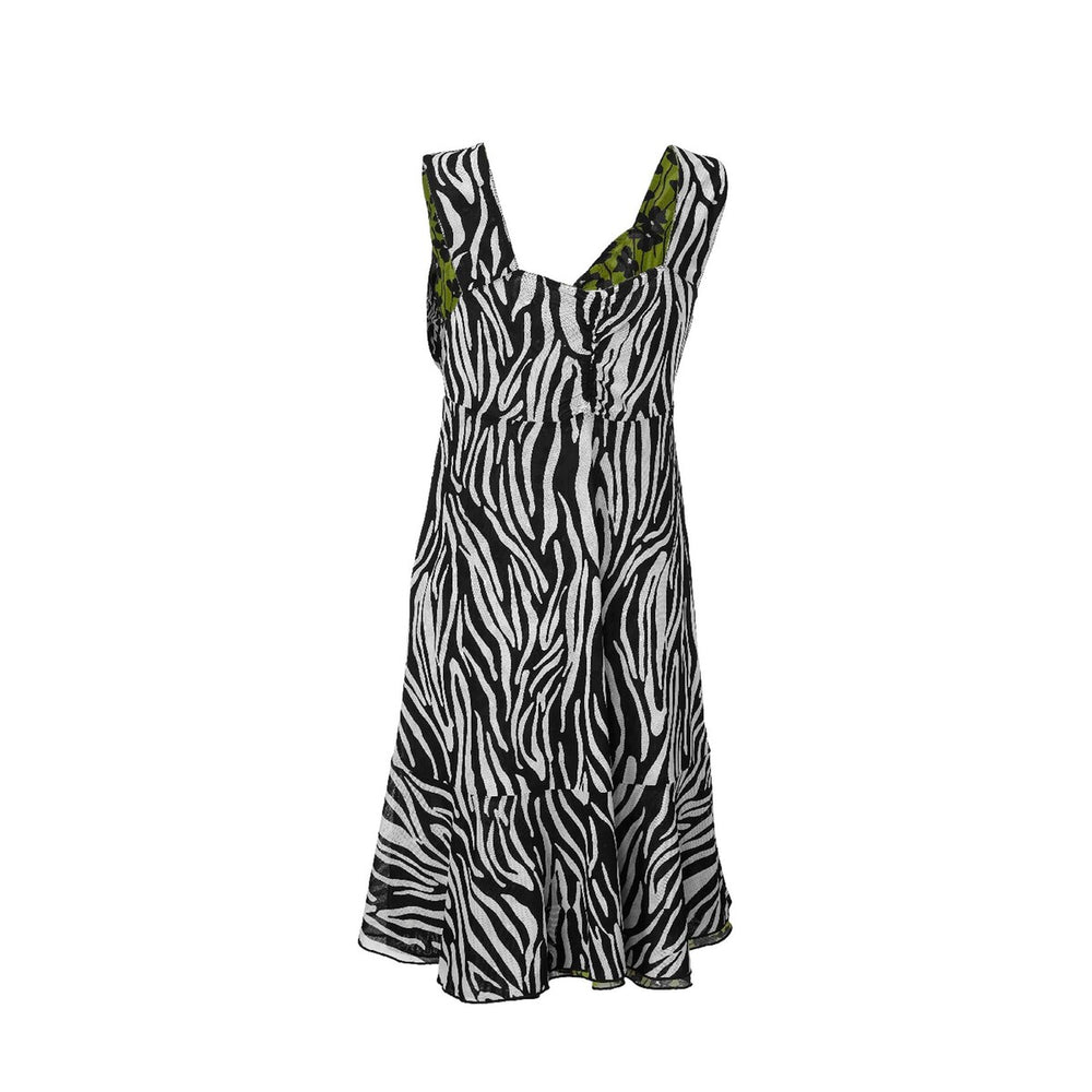 cabi Black and Green Samba Dress