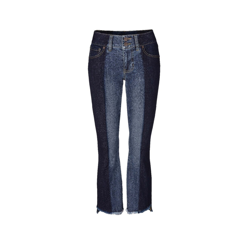 cabi Blue Ribbon Wash High-Low Crop Jean