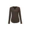 cabi Heather Brown Simple Tee