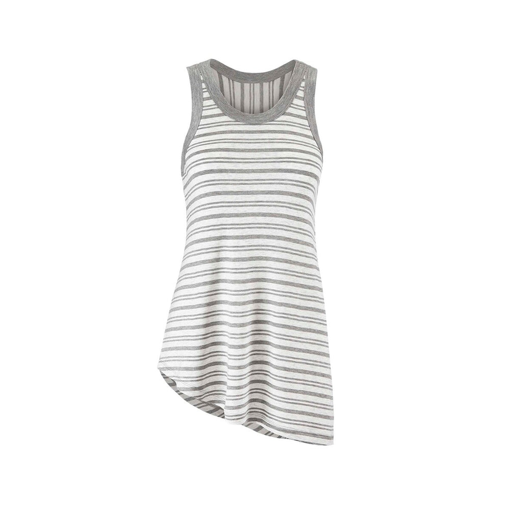 cabi Heather Gray Side Out Tank