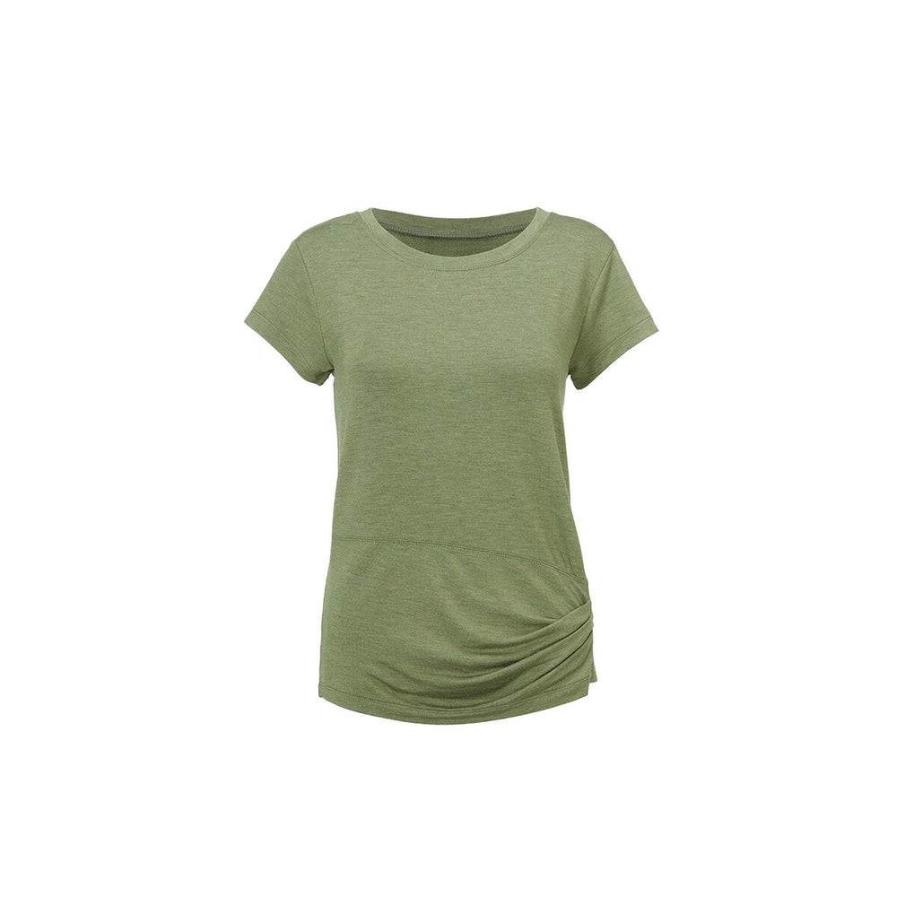 cabi Heather Olive Meetup Tee