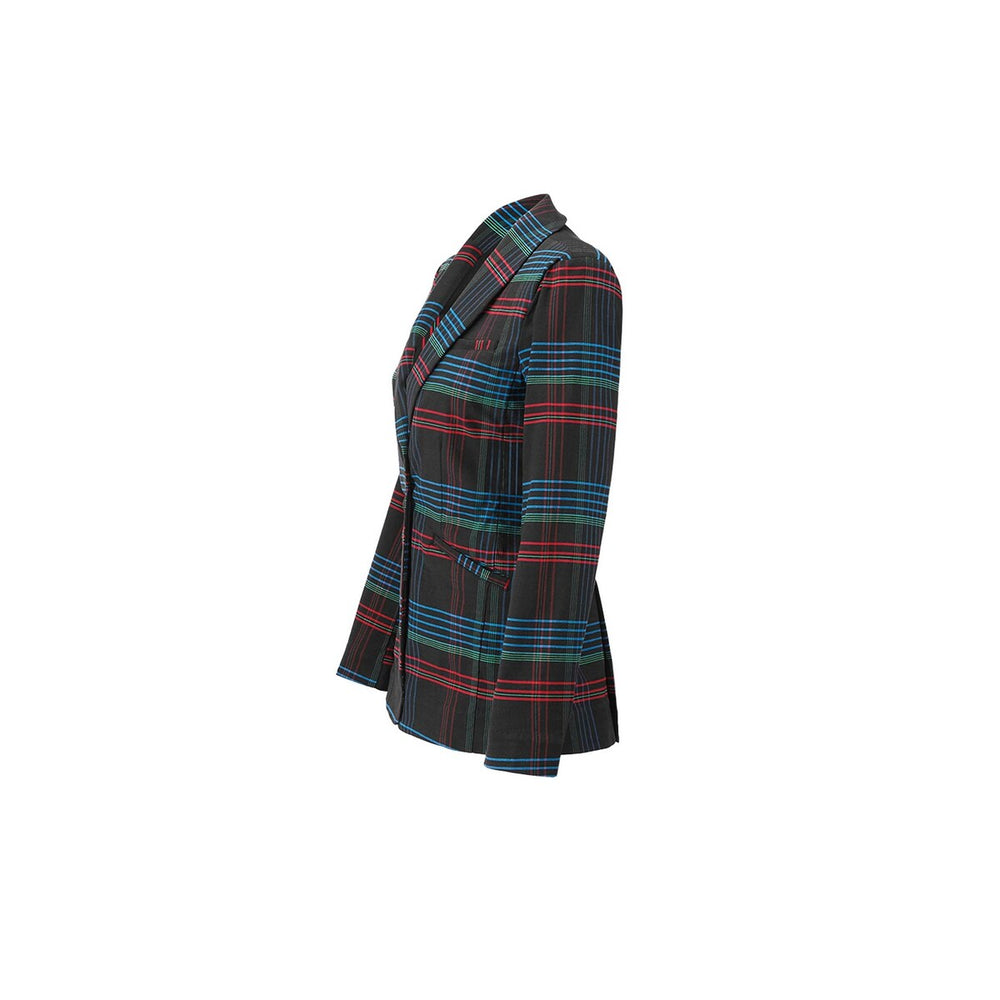 cabi Holiday Plaid Holiday Blazer