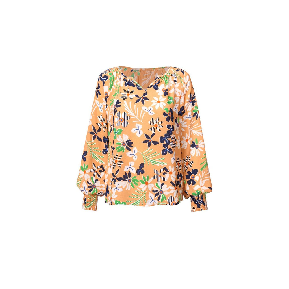 cabi Mod Flowers Island Blouse