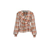 cabi Painted Plaid Whist Blouse