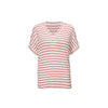 cabi Red and White Stripe Cookout Tee