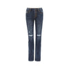 cabi Rework Wash Button Fly Straight Leg Jean