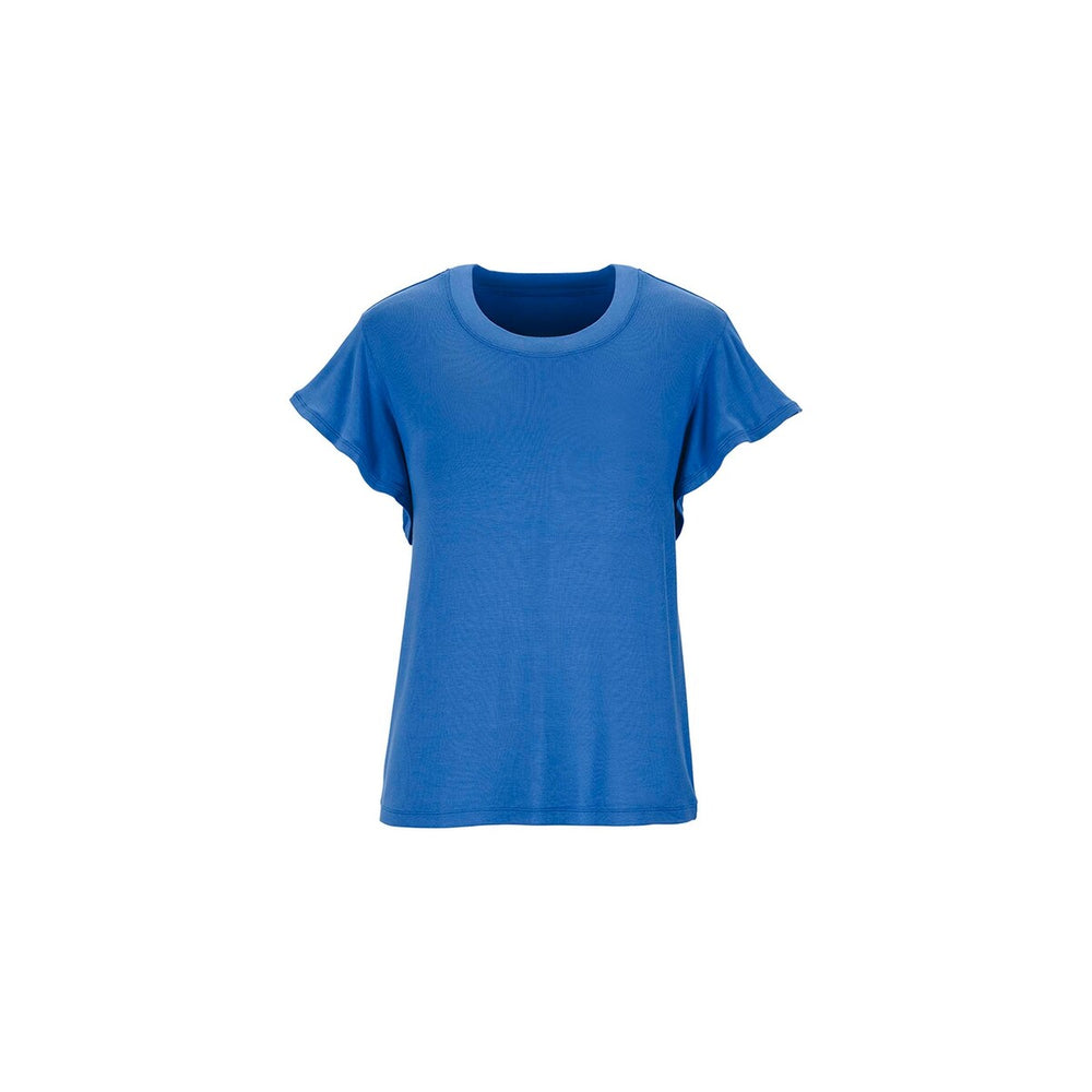 cabi Royal Blue Flutter Tee