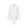 cabi White Highlife Wrap Shirt