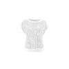 cabi White Lace Top