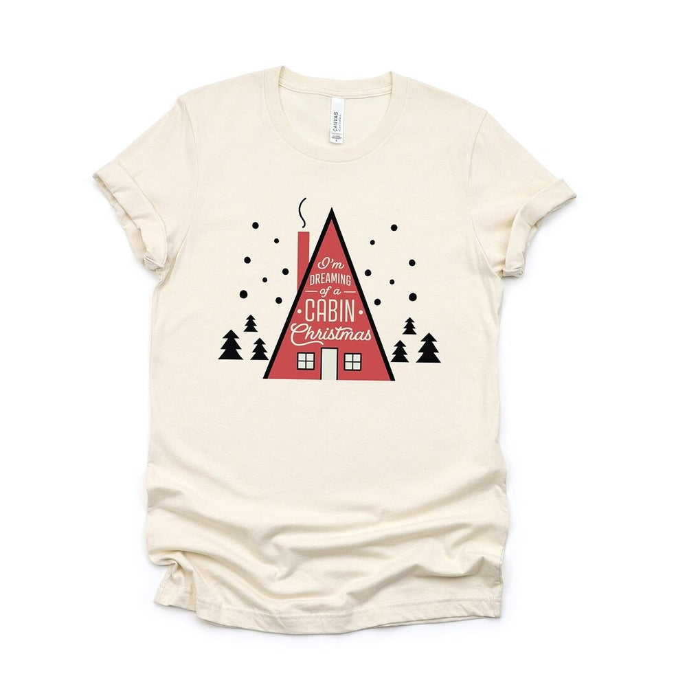 Cabin Christmas Short Sleeve Tee