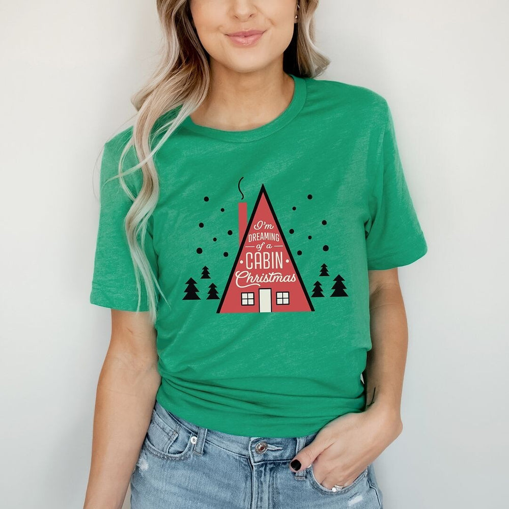 Cabin Christmas Short Sleeve Tee