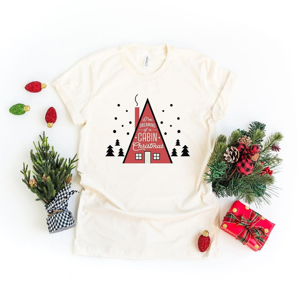 Cabin Christmas Short Sleeve Tee