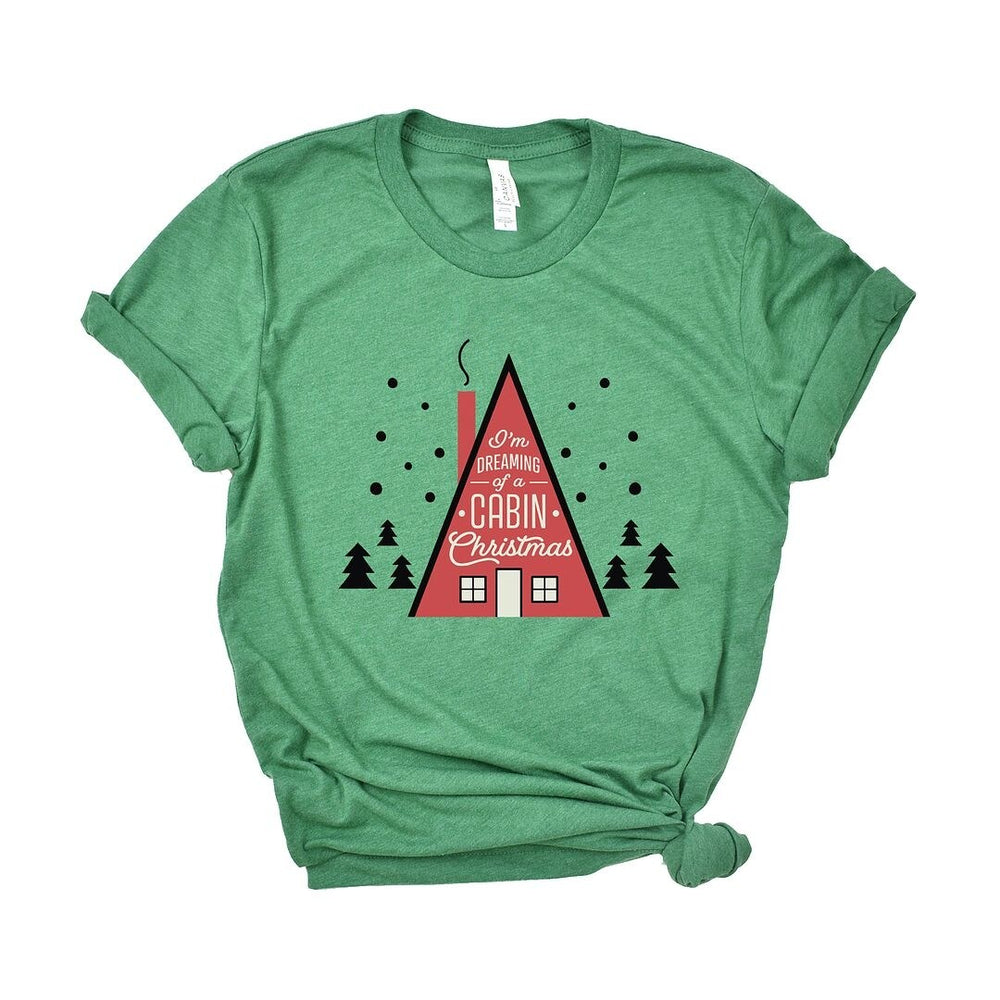 Cabin Christmas Short Sleeve Tee