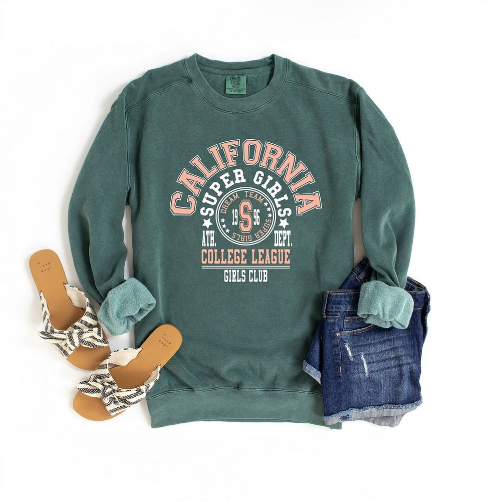 California Girls Club Garment Dyed Sweatshirt