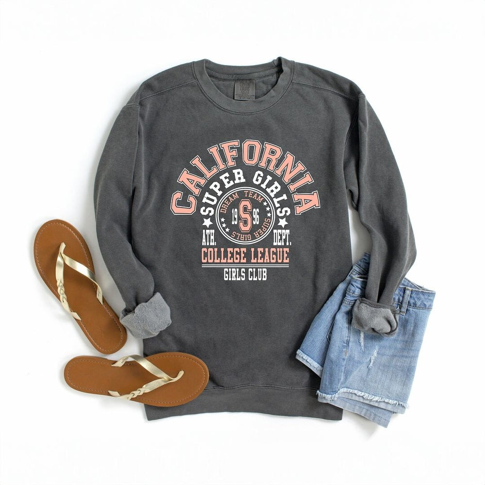 California Girls Club Garment Dyed Sweatshirt