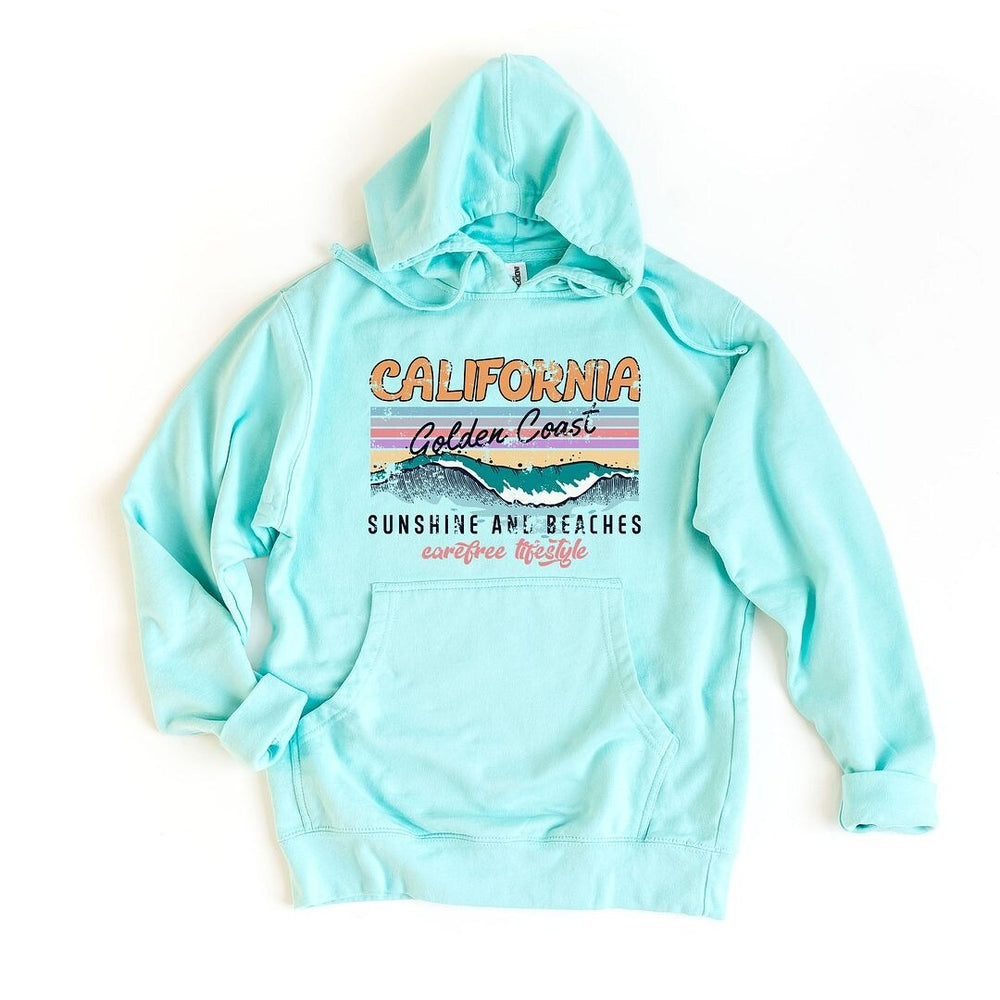 California Golden Coast Graphic Hoodie