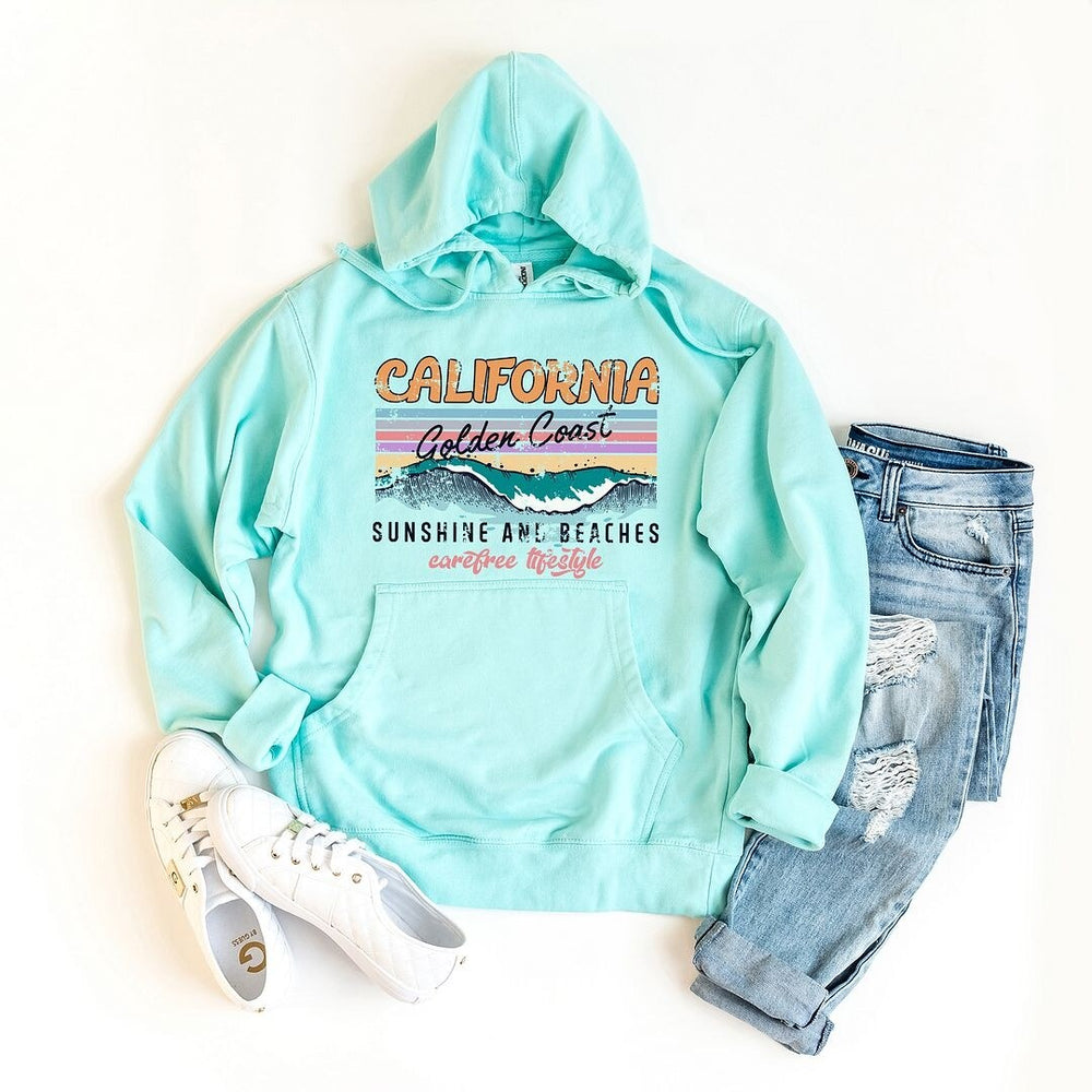 California Golden Coast Graphic Hoodie