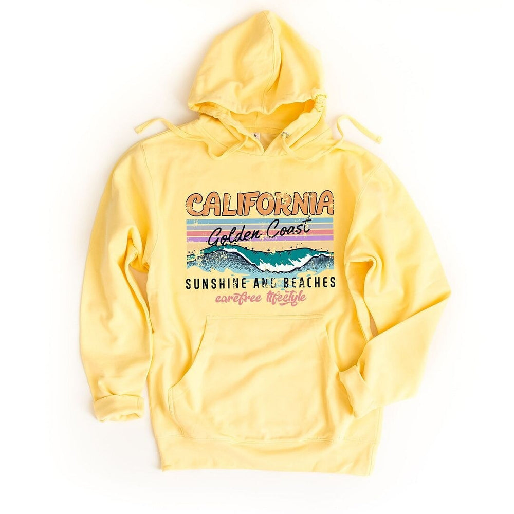 California Golden Coast Graphic Hoodie